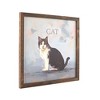 The Lakeside Collection Framed Wall Art by Bonnie Mohr® - Clive the Cat - image 3 of 4