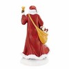 Roman 9.5 Inch Berry Santa Figurine Christmas Figurine , Lightweight Christmas Decor Santa Bell Lantern (1PC) - 3 of 4