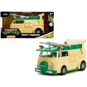 Party Wagon Green and Beige "Teenage Mutant Ninja Turtles" "Hollywood Rides" Series Diecast Model Car by Jada - 1 of 4