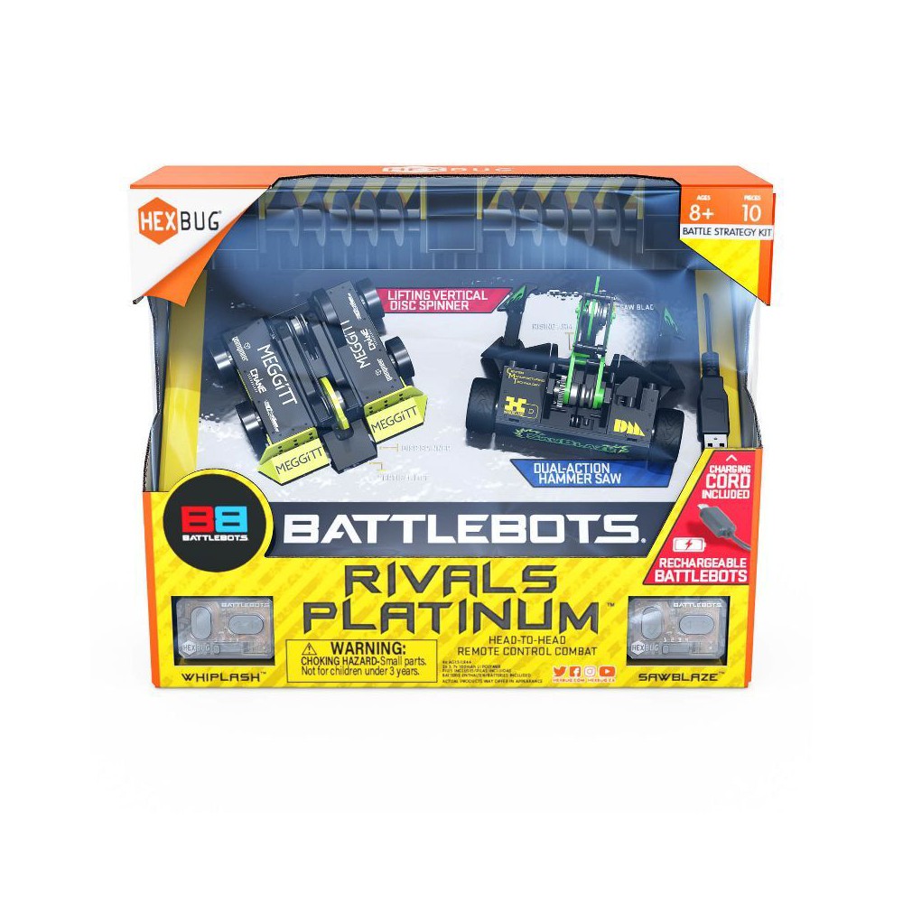 Photos - RC Robot HEXBUG BattleBots RIVALS Platinum 