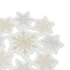Melrose Embroidered Snowflake Doily (Set of 3) - 3 of 3