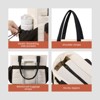 Tote Bag for Women, Puffer Work Tote with Zipper & Compartments, Travel bag Shoulder Handbag - 2 of 4