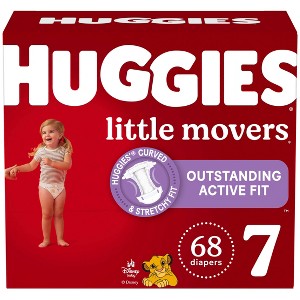Huggies Little Movers Baby Disposable Diapers - (Select Size and Count) - 1 of 4