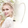 Unique Bargains Women's Colorful Rhinestone Braided Hair Chain 1 Pc - 4 of 4