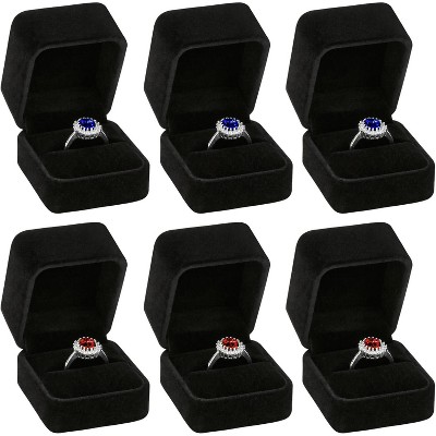 6 Pieces Jewelry Gift Boxes for Christmas Wedding Engagement Birthday Anniversary