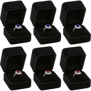 6 Pieces Jewelry Gift Boxes for Christmas Wedding Engagement Birthday Anniversary - 1 of 4