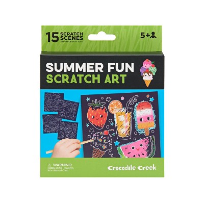 Crocodile Creek Scratch Art Summer Fun