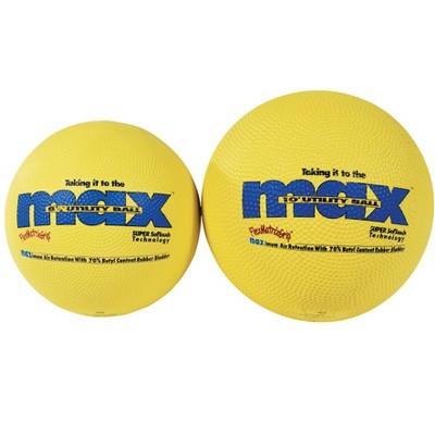 SportimeMax Utility Soccer Ball, 10 Inches, Yellow