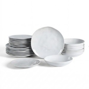 Stone Lain Harper 24-Piece Dinnerware Set with Pasta Bowls