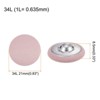 Unique Bargains Metal Shank Round Cloth Covered DIY Sewing Buttons 20 Pcs - 2 of 4