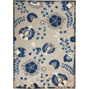 Nourison Aloha Floral Textured Outdoor Area Rug - 1 of 4
