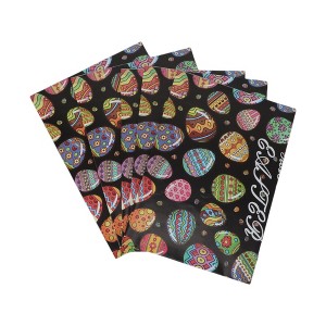 Unique Bargains Gift Wrap Paper Easter Glossy Coated Paper 27.56"x19.69" 5 Pcs - 1 of 4