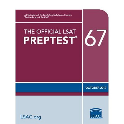 The Official LSAT Preptest 67 - (Official LSAT PrepTest) by  Law School Admission Council (Paperback)