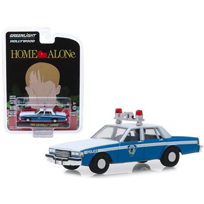 blue police car toy