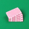 Slickblue European-Style Rectangular Poker Plaques 5-Pack, Non-Denominated, Suited Pattern, 32g, Pink - 2 of 3