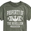 Men's - Star Wars - Property Of Rebellion Short Sleeve Graphic T-Shirt - 2 of 4
