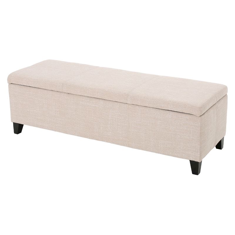 Lucinda Fabric Storage Ottoman Bench - Christopher Knight Home, 1 of 10