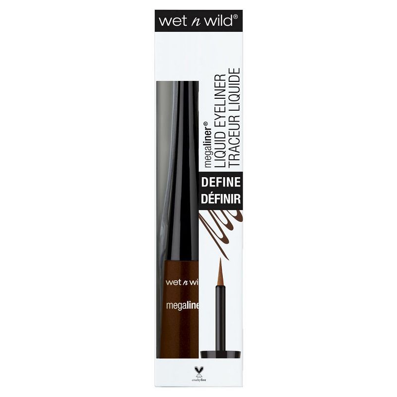 Wet n Wild Mega Liner Liquid Eyeliner Dark Brown - .118 fl oz, 3 of 6