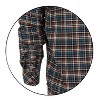 Gioberti Men's Western Brushed Flannel Plaid Checkered Shirt w/ Snap-on Button - 3 of 4
