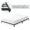coucheta Metal Bed Frame, Platform Base with Wrought Rod Design,No Box Spring Required,Sturdy Foundation with Under-Bed Storage Space, Easy Assembly - 4 of 4