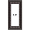 PosterPalooza | Panoramic 3.5" Wide Ornate Black Frame - UV Acrylic, Foam Board Backing, Hanging Hardware - 2 of 4