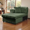 MYINDA 123'' Modular Sectional Sofa, U Shaped Corduroy Sofa with Double Chaises, Deep Seat Couch for Living Room - 4 of 4