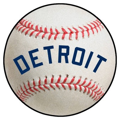 MLB Detroit Tigers 27"x27" Retro Baseball Mat