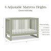 Namesake Nantucket 3-in-1 Convertible Crib with Toddler Bed Conversion Kit - French Sage - 4 of 4