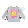 The Juniper Shop Birthday Girl Checkered Toddler Long Sleeve Tee - 2 of 3