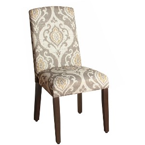 Arched Back Parsons Dining Chair (Set of 2) - Raffia - HomePop, Brown