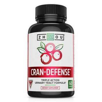 Zhou Cran-Defense Vegan Dietary Supplements - 60ct