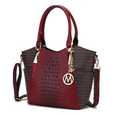 MKF Collection Kristal M Signature Tote Women’s Bag Vegan Leather with Spacious Design and Versatile Carrying Options by Mia K