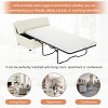 Accent Sleeper Ottoman Modern Convertible Foam Support Guest Bed for Living Room Small Space -3irtyhousy - 3 of 4