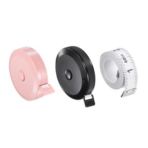 Unique Bargains Retractable Flexible Dual Scale Tape Rulers and Measuring Tools Set 3 Pcs - 1 of 4