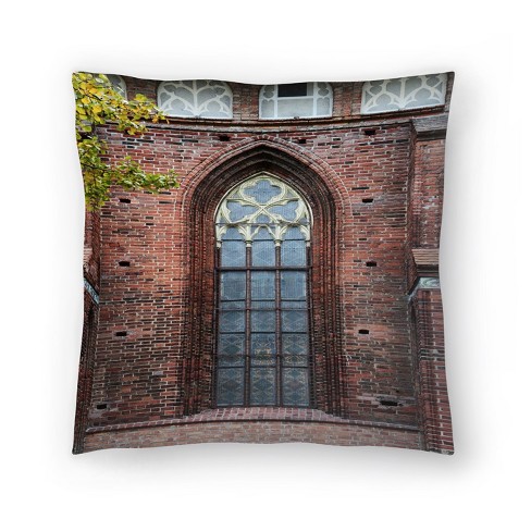 Gothic Church Element by Tanya Shumkina 14 x 14 Throw Pillow - Americanflat