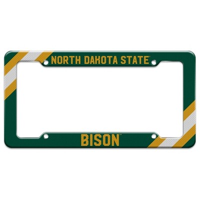 North Dakota State Corner Stripes License Plate Clear Frame