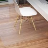 Moda Furnishings 48" x 36" Clear PVC Chair Mat for Hard Floor - 3 of 4