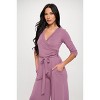 WEST K Women's Shay Surplice Neck Jumpsuit - 2 of 3