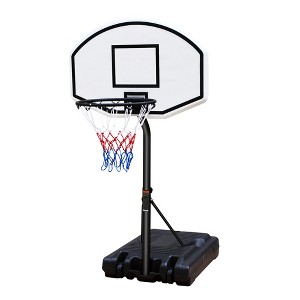 RISOKEYS Portable Poolside Basketball Hoop, Height Adjustable 3.1ft-4.7ft, with 36" Backboard for Indoor Outdoor Use - 1 of 4