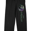 She-Hulk Disney+ Jennifer Walters Power Circle Men's Black Sleep Pajama Pants - 2 of 4