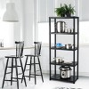 5-Tier Storage Shelving Freestanding Heavy Duty Rack,33.5''L X 16''W X 73''H,Black - 3 of 4