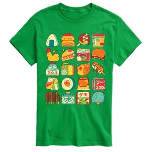 Men's - Instant Message - Japanese Snacks Oversized Short Sleeve Graphic T-Shirt - 1 of 4
