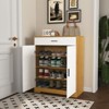SKRAN Modern Furniture: Shoe Storage Cabinet with Drawers，Entryway Shoe Storage Solutions for Entryway - 2 of 4