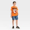 Boys' Super Mario Boo Halloween Short Sleeve Graphic T-Shirt - Orange - 4 of 4