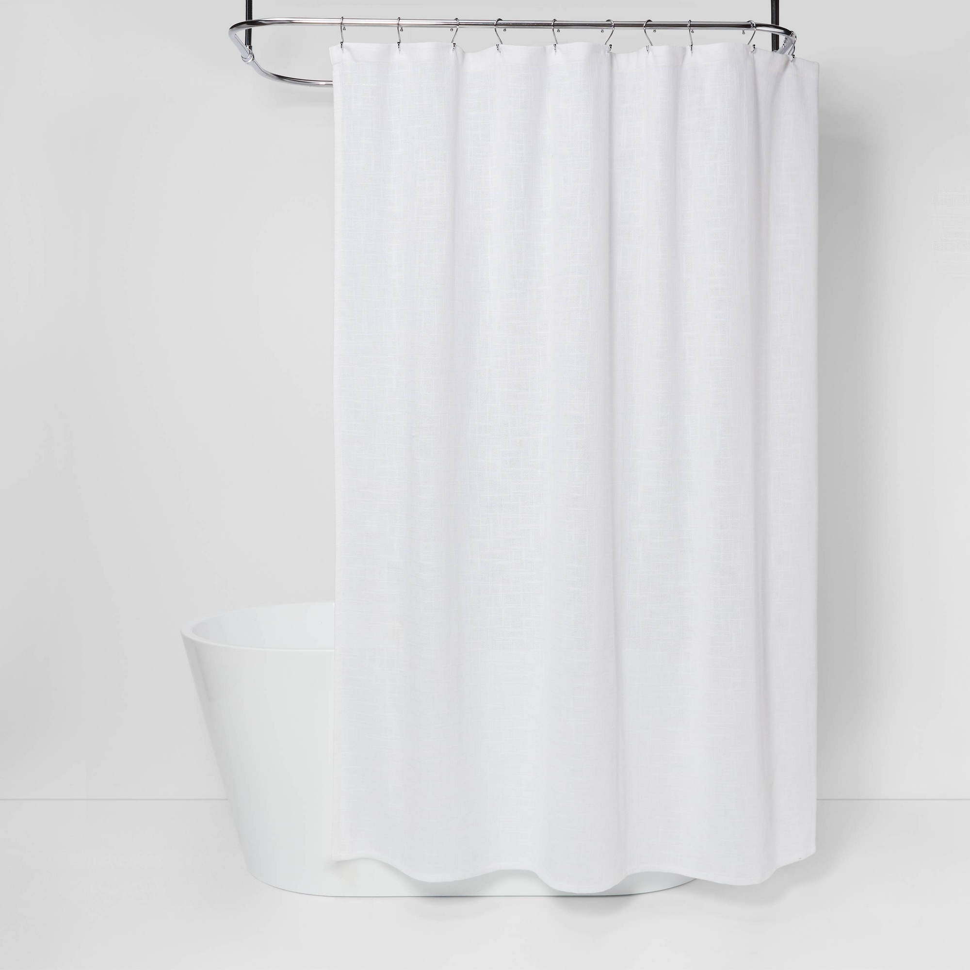 Woven Texture Shower Curtain White - Threshold™