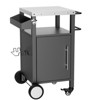 VYNXARIA Outdoor Grill Cart: Durable BBQ Table with Storage, Hooks & Rolling Convenience - 4 of 4