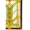 Chloe Lighting Barley Tiffany-Glass Mission Window Panel 18x24 - 3 of 3