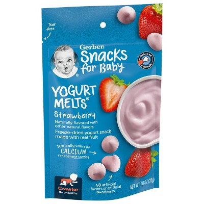 Gerber Yogurt Melts Strawberry Freeze-Dried Yogurt Snack - 1oz