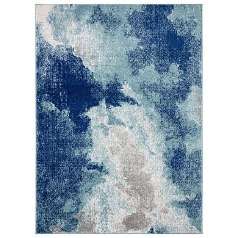 Luxe Weavers Modern Watercolor Painting Abstract Rug, 2 of 10