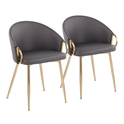 Claire Contemporary and Glam Dining Chair - LumiSource